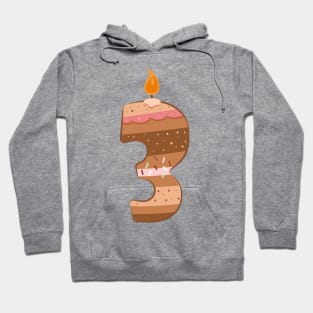 Cake number 3 Hoodie